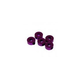 4MM ALUMINIUM STOPPER PURPLE(5U.