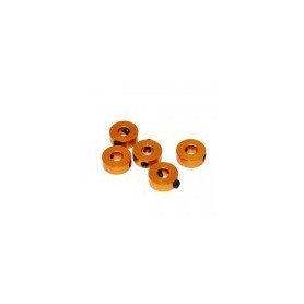 4MM ALUMINIUM STOPPER GOLD(5U.)