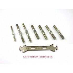 Hong Nor-Tatinium Turn Buckle Set-X3S-18