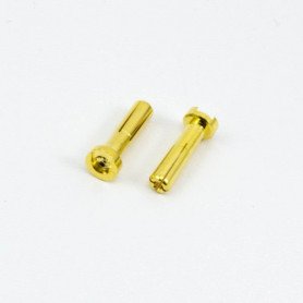 4.0MM BULLET CONNECTOR MALE (2PCS)