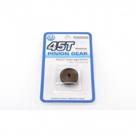 Hiro Seiko Hard Coated Alum. Pinion Gear (MoS2) DP64-45T