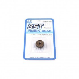 Hiro Seiko Hard Coated Alum. Pinion Gear (MoS2) DP64-35T