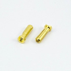 5.0MM BULLET CONNECTOR MALE (2PCS)