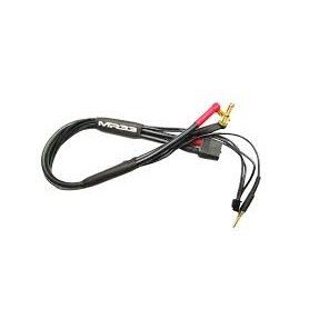 MR33 2S XT60 All-Black Charging Lead 300mm (4/5mm Dual Plug - XH)