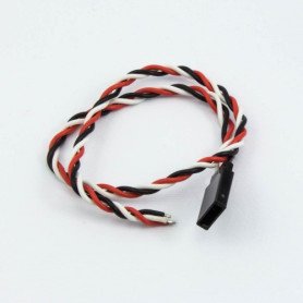 FUTABA CONNECTOR TWIST WIRE MALE (30CM)
