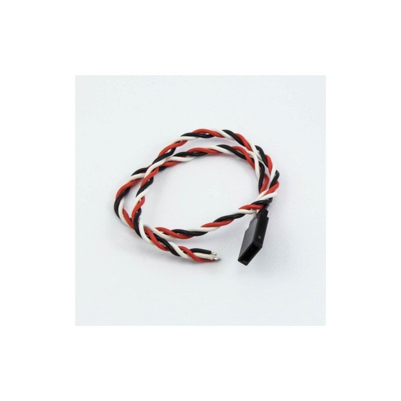 FUTABA CONNECTOR TWIST WIRE MALE (30CM)