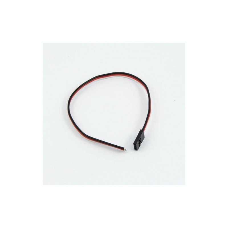 FUTABA MALE BATTERY CHARGE CONNECTOR WIRE (20CM)