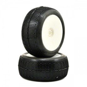 1/8 Truggy IMPACT (Soft-L.Wear) Evo Pre-Mounted White (2)