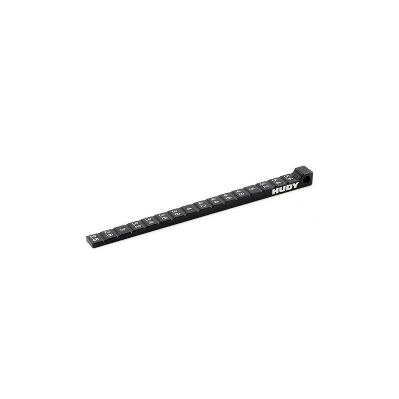 Hudy Ride Height Gauge Stepped For 1/10 & 1/12 Pan Cars