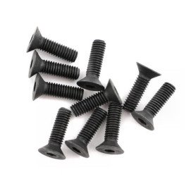 B0741 Mugen 3x10mm SIG Flat Head Screw (10)