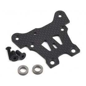 E2158 Mugen MBX8 Graphite Front Upper Steering Plate