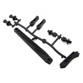 E2163 Mugen F/R Tension Rods & Body Mounts: X8T, X8TE