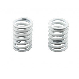 H0530 Mugen Rear Shock Springs 1.9 (White) (MRX/MTX) (2)