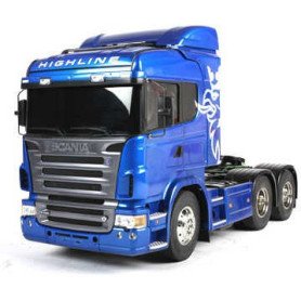 RC 1/14 SCANIA R620 6x4 HIGH BLUE PAINT TAMITA 56327
