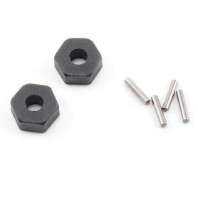 1654 Traxxas 12mm Hex Stub Axle Pin & Collar Set