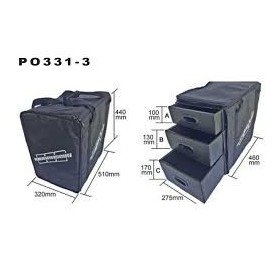 P0331-3 Mugen Seiki 3 Drawer Medium Hauler Bag