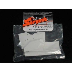 Serpent Rear wing F110 White M DF (SER411370)
