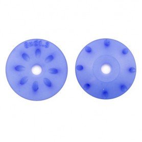 CONICAL SHOCK PISTONS (1.3MM X 8 ANGLED HOLES) (2PCS) 16MM