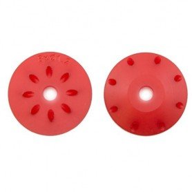 CONICAL SHOCK PISTONS (1.2MM X 8 ANGLED HOLES) (2PCS) 16mm