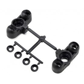 E2105-B Mugen Seiki Non-Trailing Front Hub Carrier Set