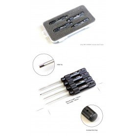 Tip Allen Driver Set+Hard Case (1.5mm,2.0mm,2.5mm3.0mm)