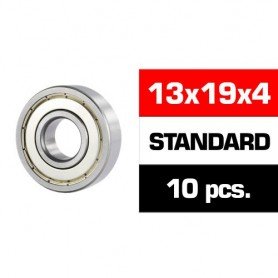 BEARING 13X19X4MM "HS" 2RS Double rubber seals SET (10PCS)