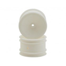 Schumacher 12mm 1/10 Buggy Rear Wheels (White) (2)