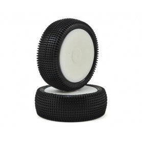 Schumacher Cactus 2.2 Front 1/10 4wd Buggy Pre-Mounted Carpet Tire (2) (Yellow)