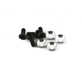 Mugen Seiki Engine Mount Screws/Washers (4)