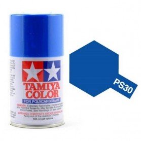 PS-30 Brillant Blue POLICARBONATE SPRAY 100ML TAMIYA