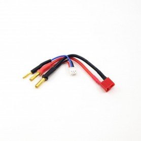CHARGE/BALANCE ADAPTER 2S (T-DEAN TO 4MM BULLET CONNECTOR)