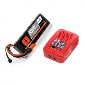 SMART Lipo 5000mAh 7.4V 2S 50C Hardcase IC5 + DYNAMITE 50W