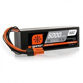 SMART LiPo 5000mAh 11.1V 3S 50C Hardcase IC5