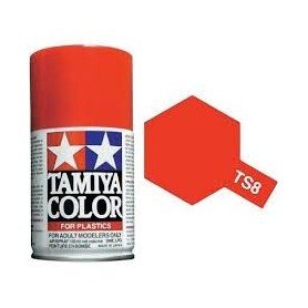 TAMIYA SPRAY TS-8 ITALIAN RED GLOSS (100ML) 85008