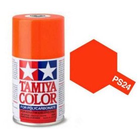 PS-24 Fluorescente Orange Polycarbonate Spray 100 ML Tamiy