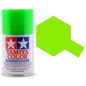 PS-28 FLOURESCENT GREEN POLICARBONATE SPRAY 100ML TAMIYA 86028