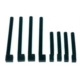 CARSON PARTS BODY PLASTIC HOLDER SET 4 + 4 CV-10 500105127