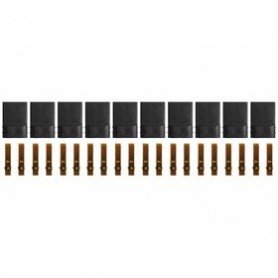 GOLD CONNECTOR TRAXXAS (1) PLUGS YUKI MODEL AM-625-1F1