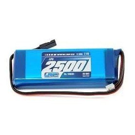 LRP LIPO 2500mAh RX-PACK 2/3A STRAIGHT - RX-ONLY - 7.4V - 430351