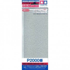 TAMIYA FINISHING ABRASIVES P2000 - 87060