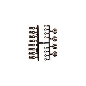 IGT8 PARTS Plastic Shock Parts For 13mm Shocks (4) IGT8HF067