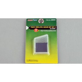 TOOL TWIST DRILLING AUGER BIT SET (8PCS) 1.0/1.7 DIAMETER 09955