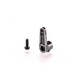 ALUMINIUM OFFSET SERFO HORN 25T BLACK RUDDOG RP-0085