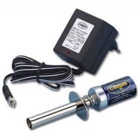 Glow Plug Connector set with battery + charger Carson