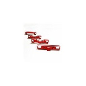 IGT8 PARTS CNC SUSPENSION HOLDER SET WITH SILVER EDGING IGT8HF094